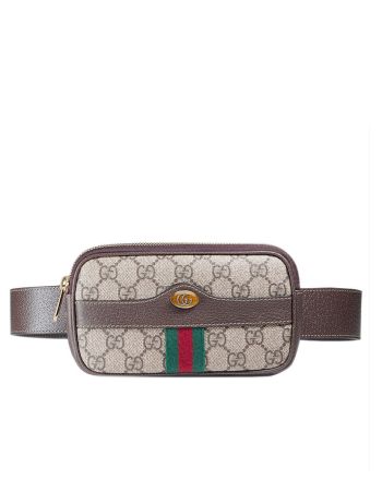 Gucci Ophidia GG Supreme belted iPhone case 519308 Dark Coffee