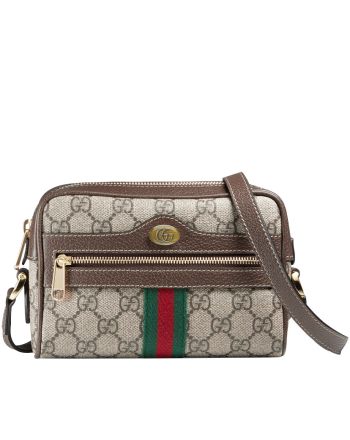 Gucci Ophidia GG Supreme mini bag 517350 Dark Coffee