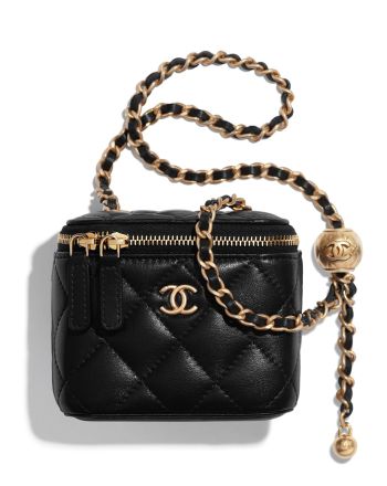 Chanel Small Classic Box with Chain AP1447 Black